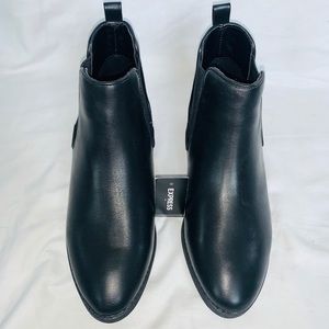 Express Black Booties NWT